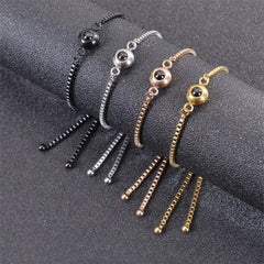 Verstellbares Edelstahl Damenarmband