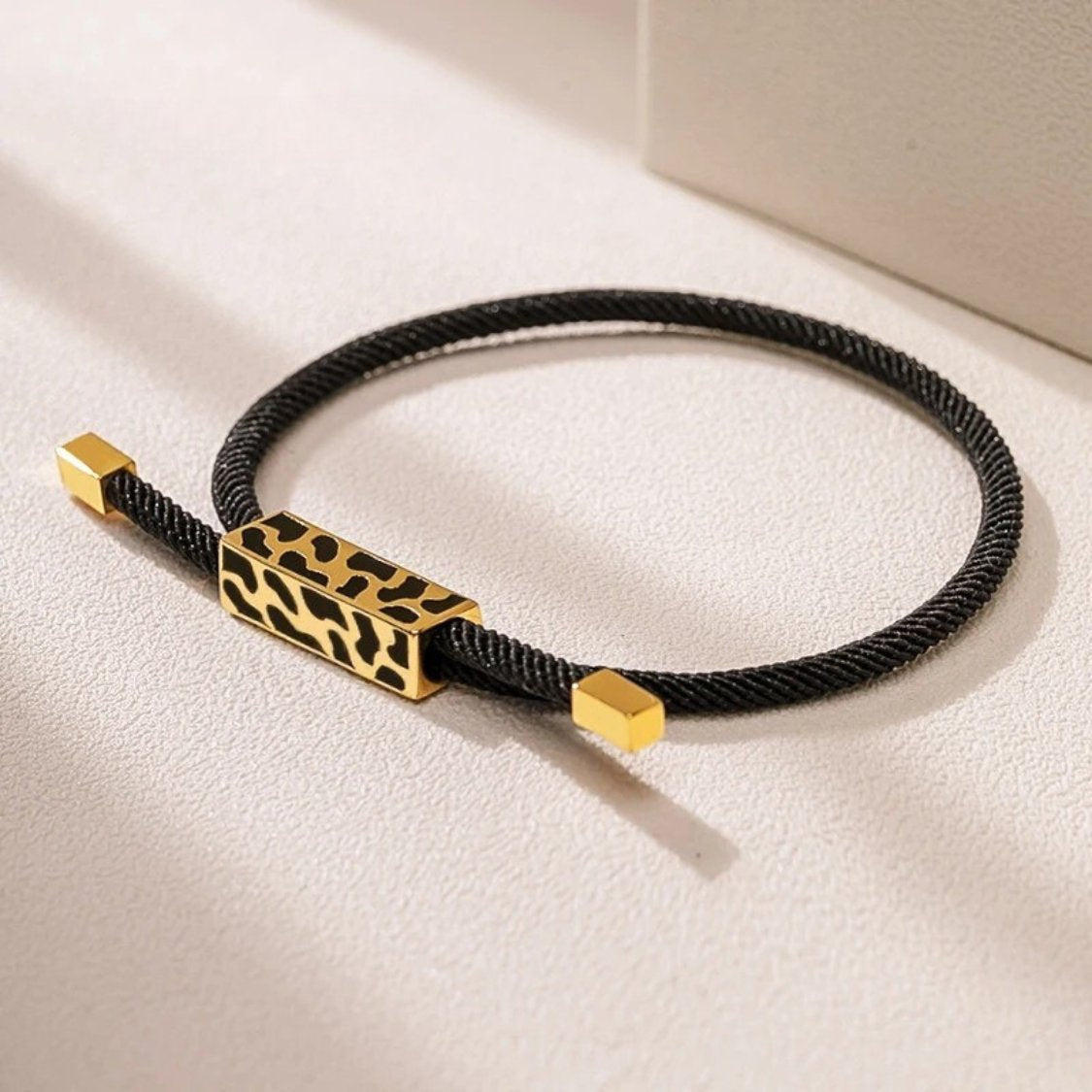 Verstellbares Armband mit Leoparden-Design für Damen