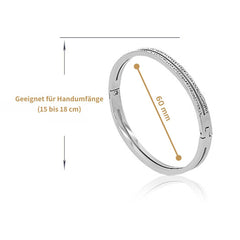 Damen Bangle mit Zirkonia – stilvolles Schmuckstück