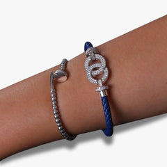 Unendlichkeit Armband - Blau