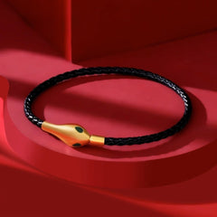 Trendiges Damenarmband mit Snake-Charm