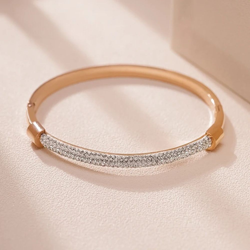 Trendy Damen-Bangle mit Zirkonia