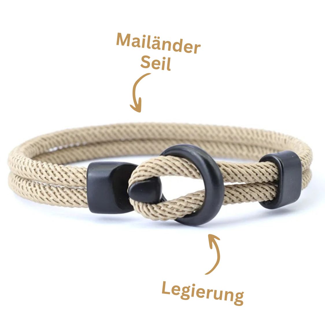 Doppellagiges Paracord Armband - Outdoor & Survival