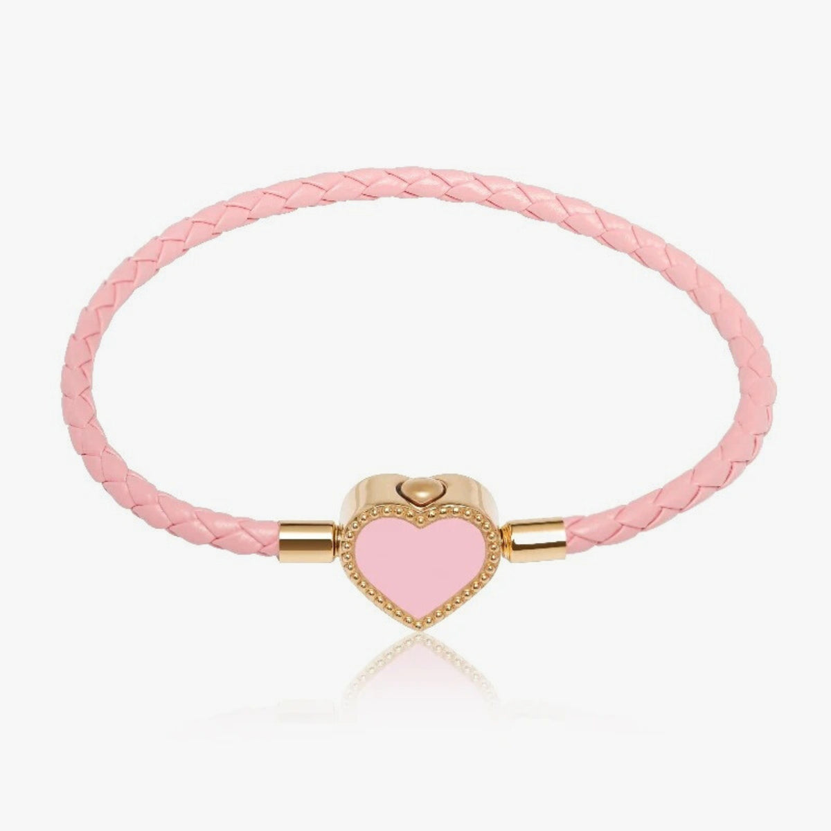 Elegantes Herz-Lederarmband für Damen